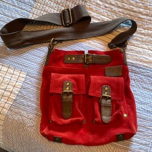 Sundance Suede Shoulder Bag